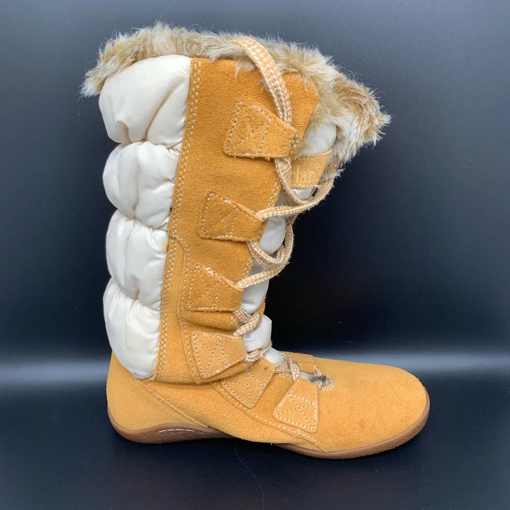 Timberland‎ Parkin Puffer Suede Boots Women’s Sz 6 - Picture 7 of 10